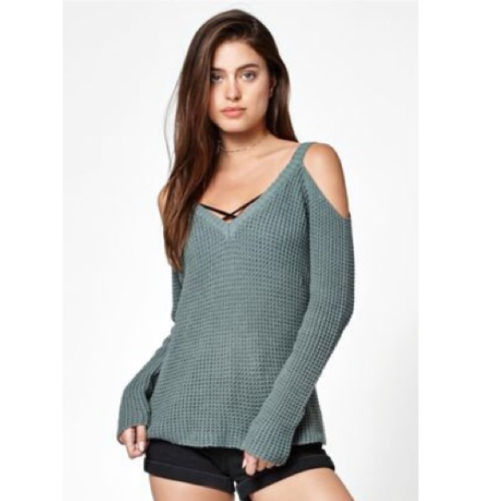Pacsun cold shoulder sweater